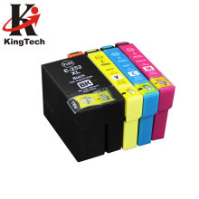 KingTech 252XL Color Ink Cartridge With Arc Reset Chip Refillable T252XL Cartridge Ink For Epson Copier